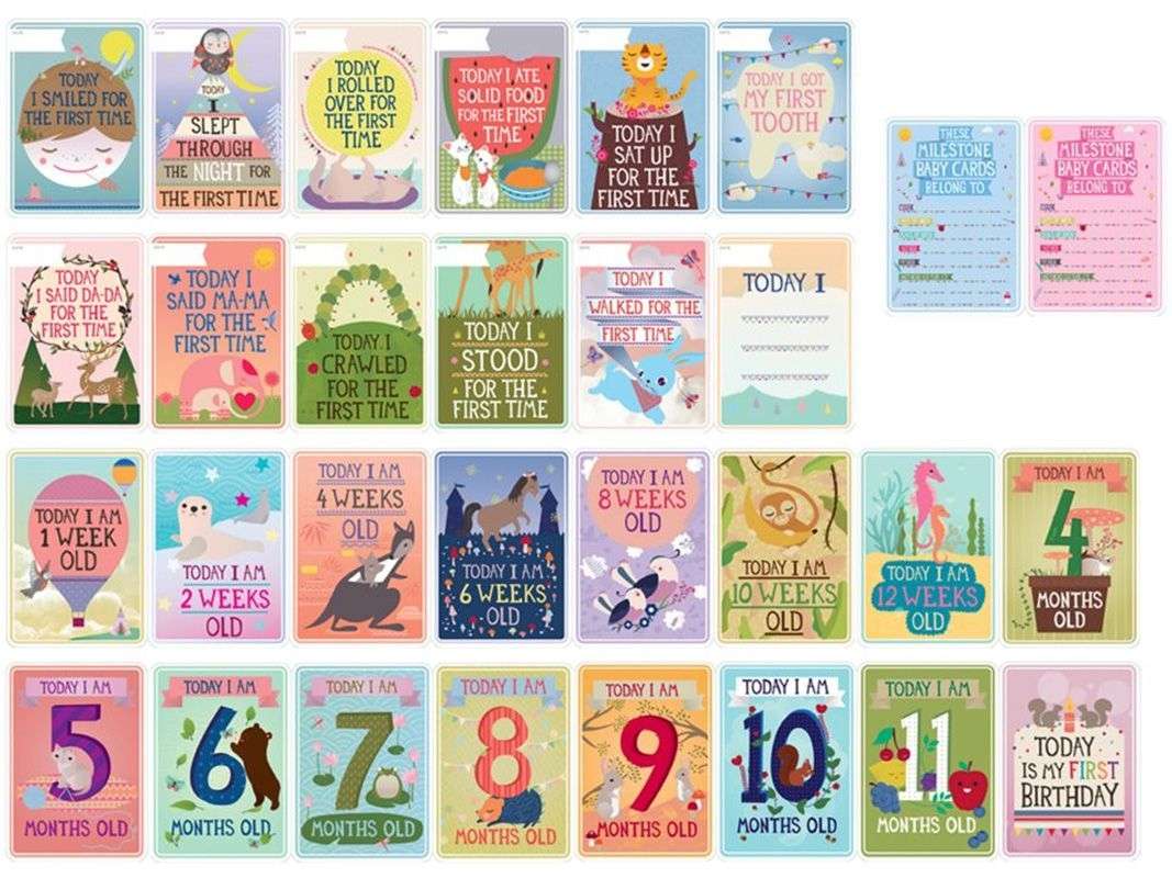 Milestone Baby Fotokarten „The Original Baby- Cards“