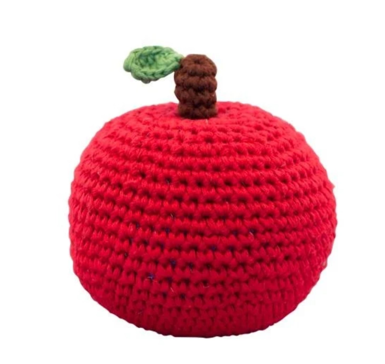 global affairs Häkelrassel Apfel