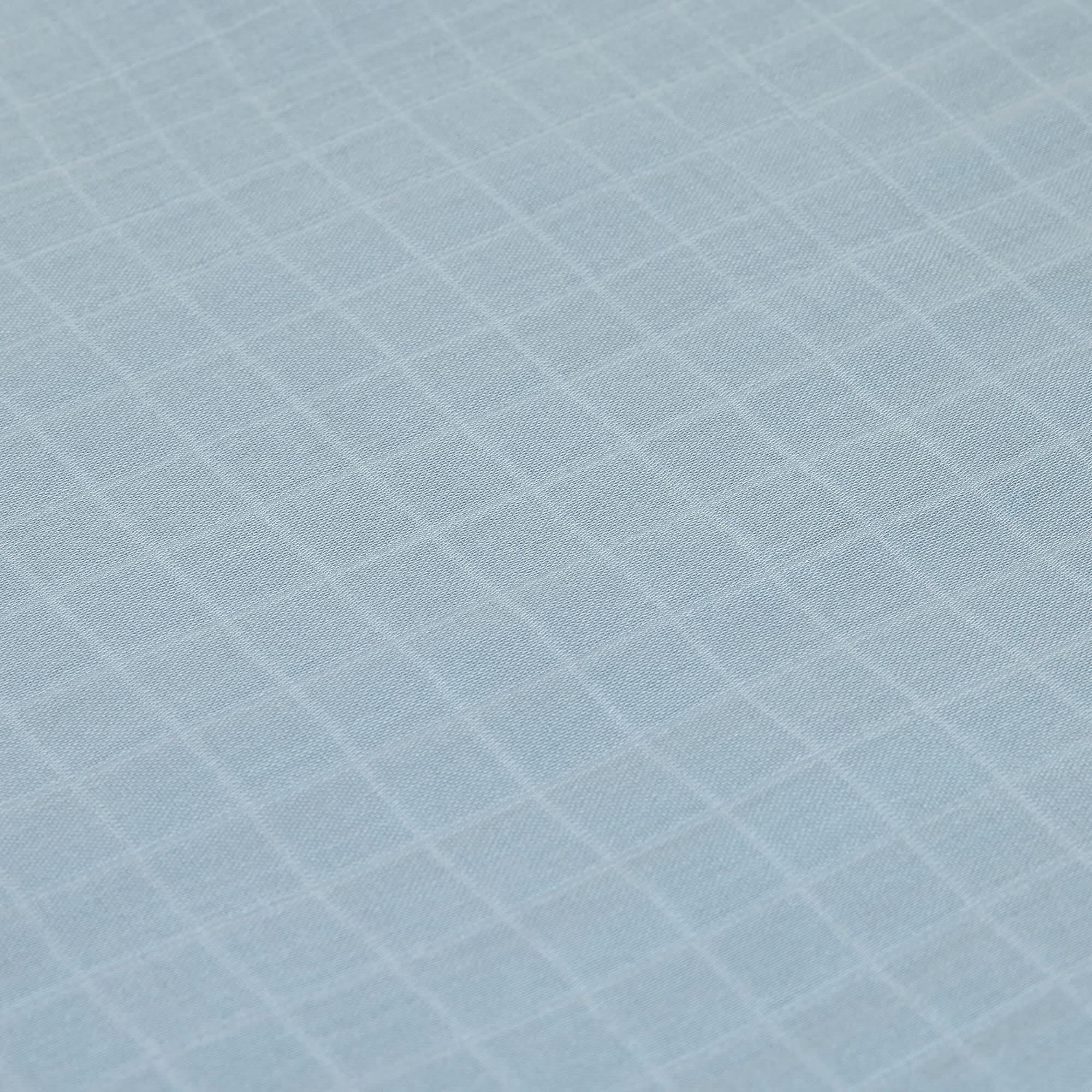 lässig Mulltücher 3er-Set 80 x 80 CM - Tiny Team hellblau