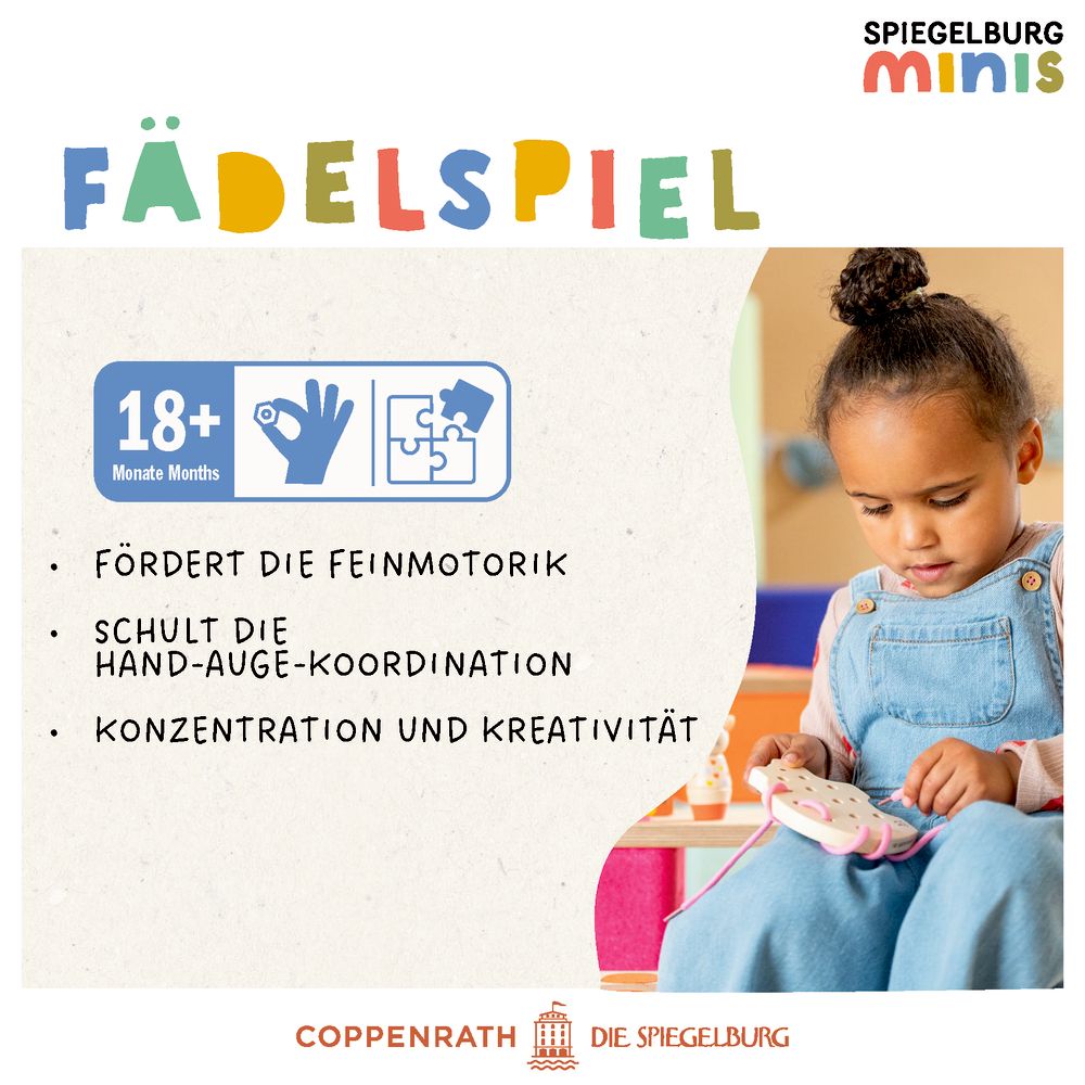 Die Spiegelburg Fädelspiel