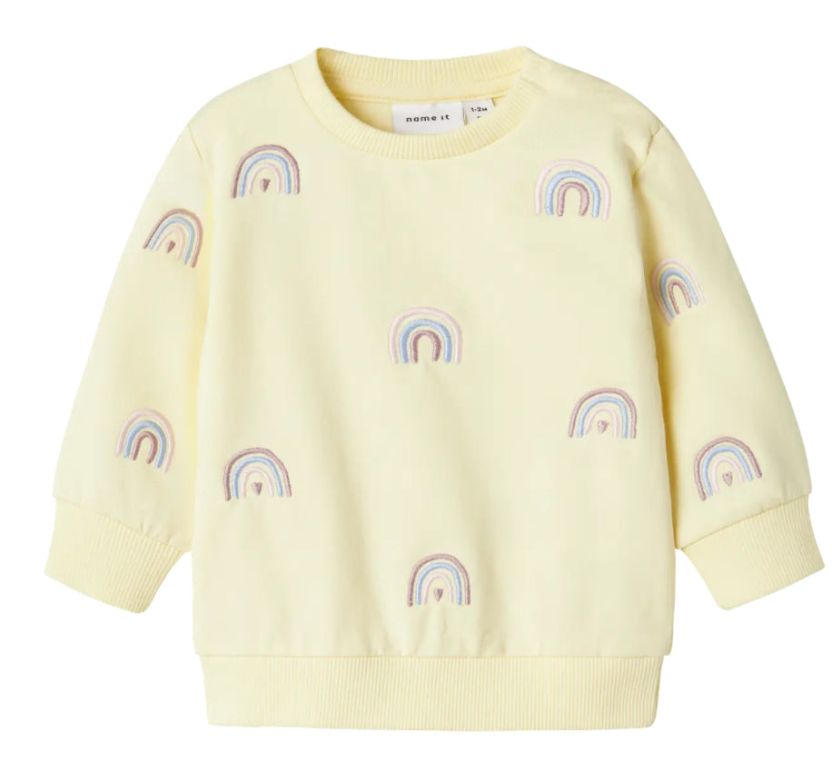 name it gelber Babysweater (nbffantasy)