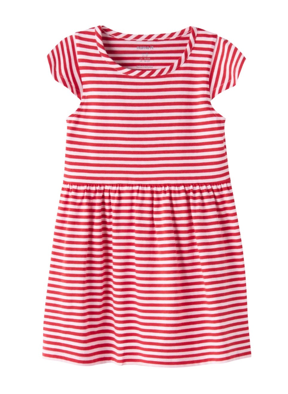 name it Kleid rot geringelt (nmfvinanna)