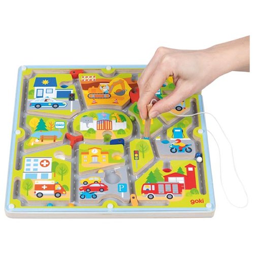 goki Magnetlabyrinth Kleine Stadt