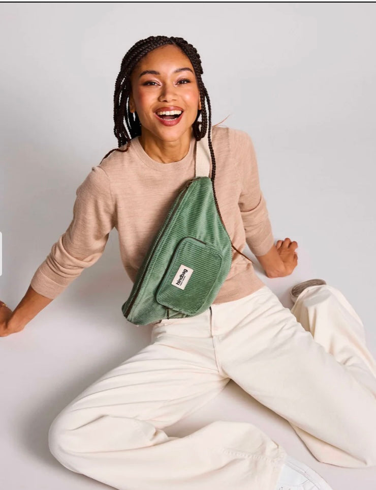 hindbag Sofia Velour mintgrün