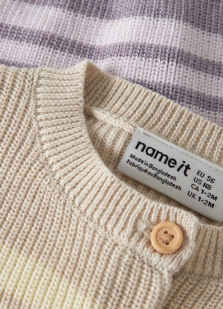 name it Baby-Strickjacke (nbfdiona)