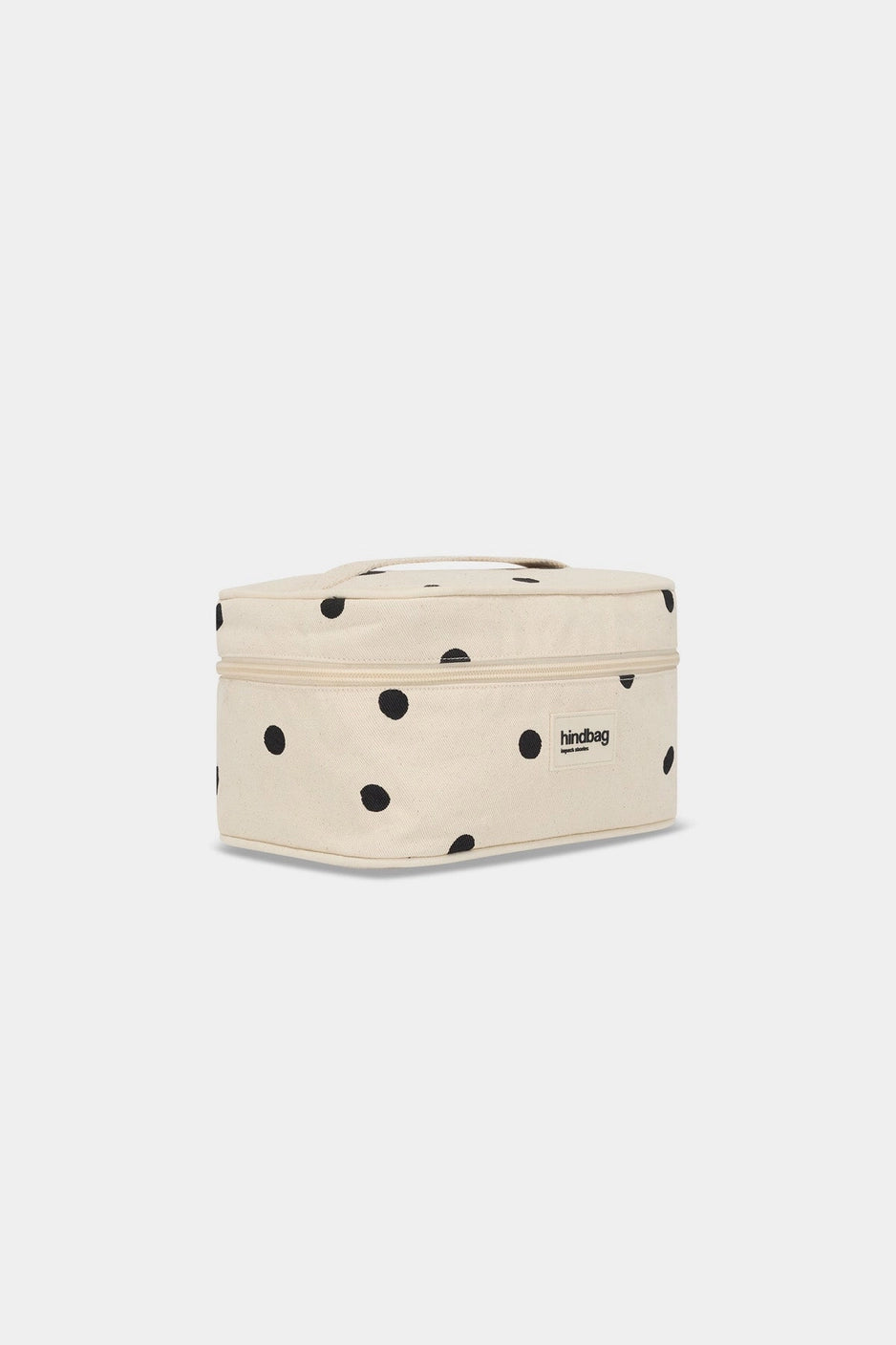 hindbag Kulturtasche Gaspard Punkte ecru