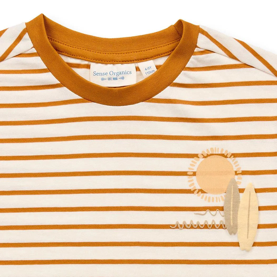 Sense Organics T-Shirt ANTON Surfer Streifen
