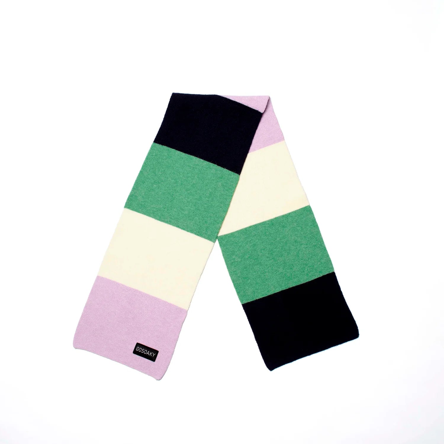 Gosoaky Schal Bull Parade lila/grün/blau