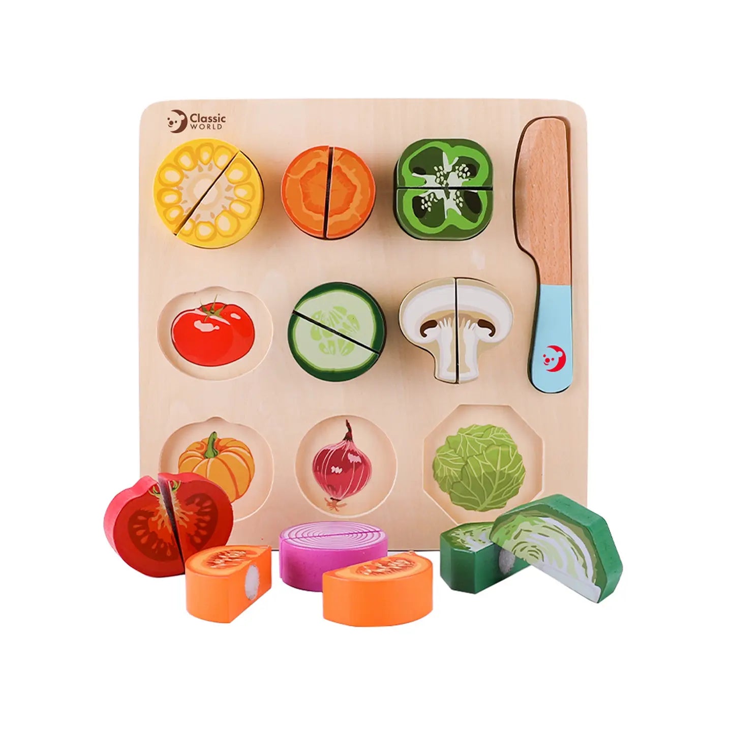 Classic World Puzzle Gemüse schneiden