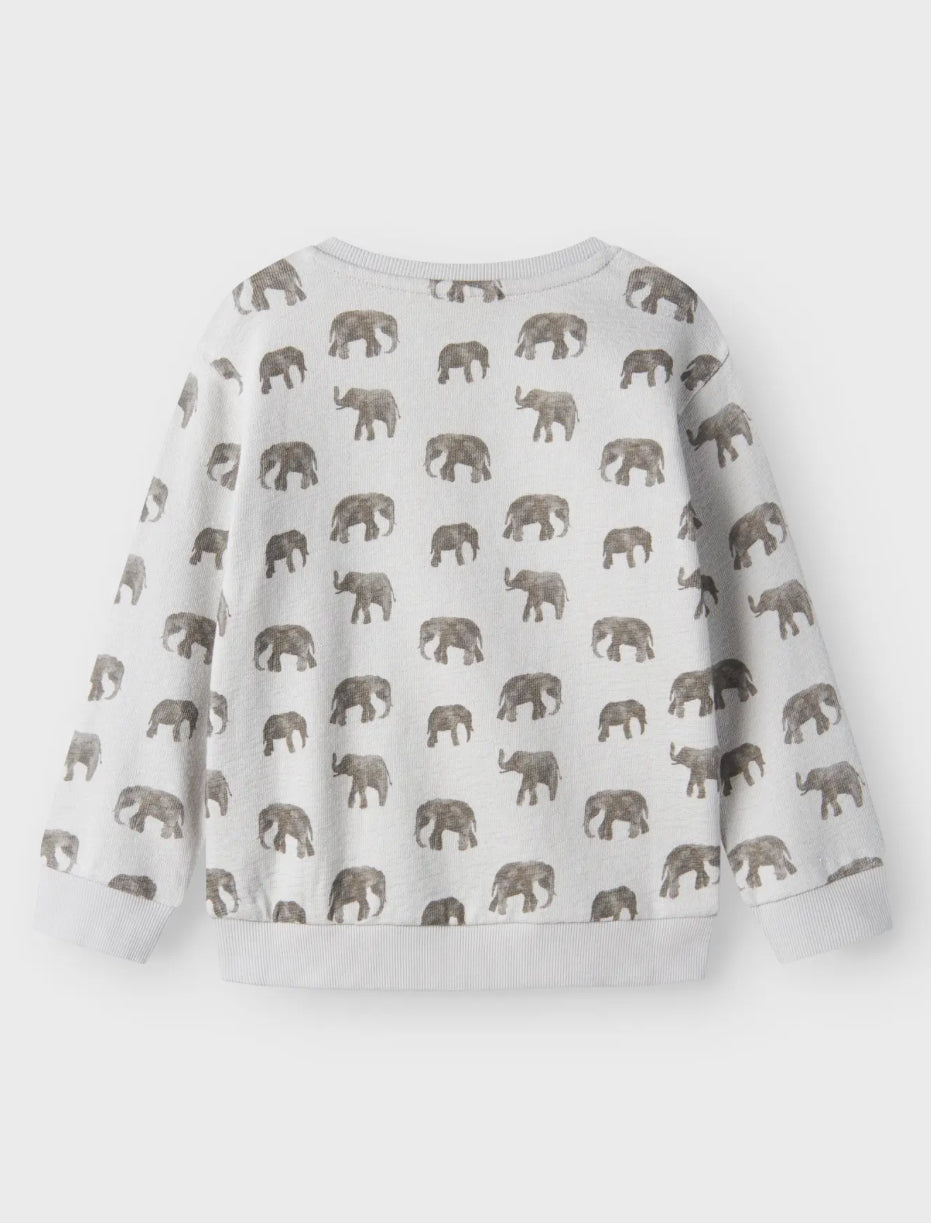 Lil‘Atelier Sweater mit Elefanten (nmmdias)