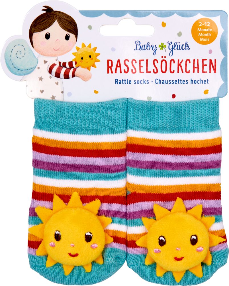 Die Spiegelburg Rasselsöckchen Sonne