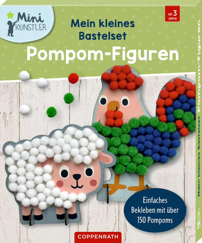 Coppenrath Mein kleines Bastelset: Pompom-Figuren