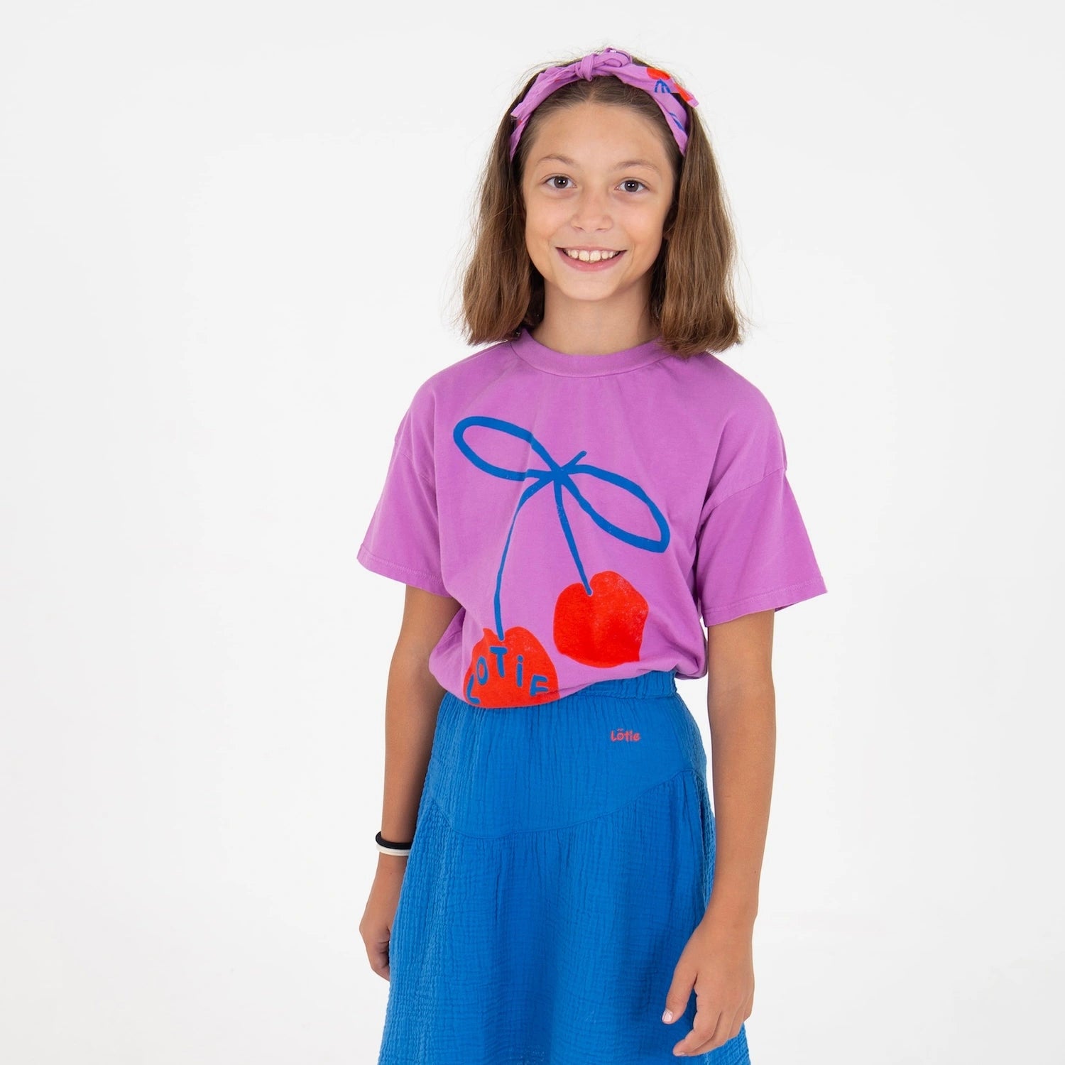 lötiekids T-Shirt Magenta Kirsche