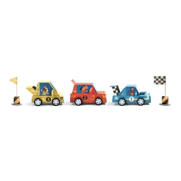 Djeco Do it Yourself 3 Rennautos