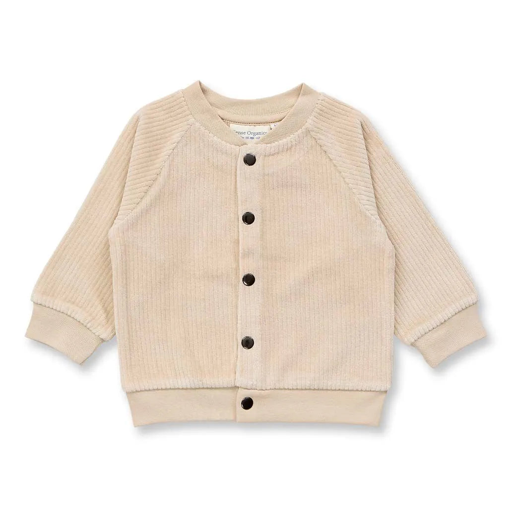 Sense Organics Baby Jacke YANNIE Velour Cream