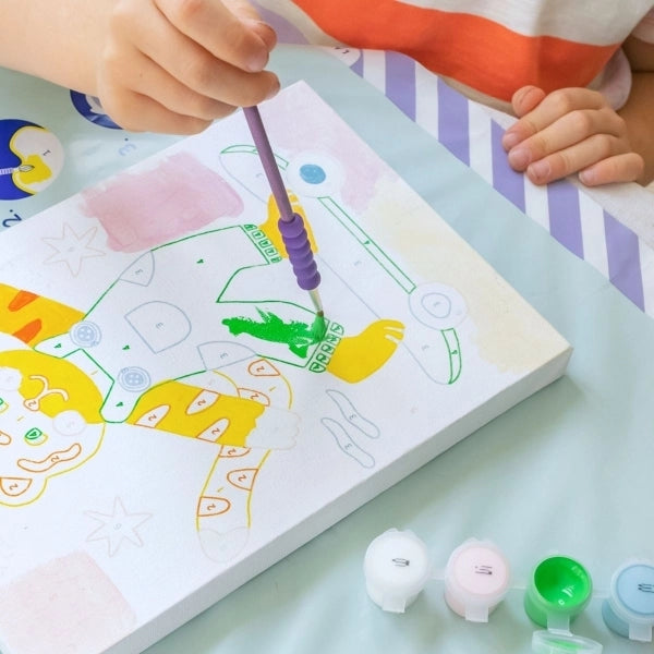 La petite épicerie Malen nach Zahlen Skater