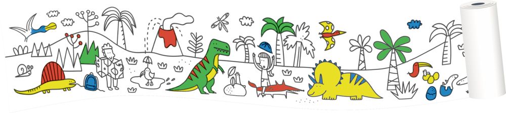 Coppenrath Meine erste Malrolle Dinos & Co.