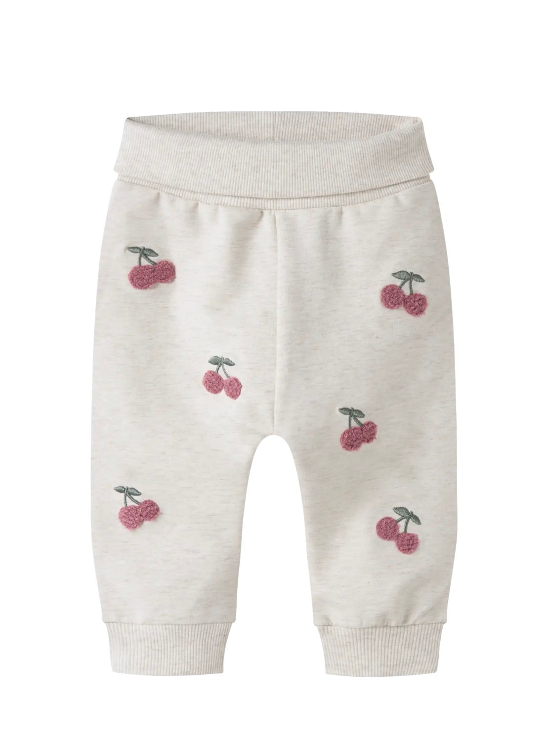 name it Baby Hose (nbffairy) Beige meliert Kirschen