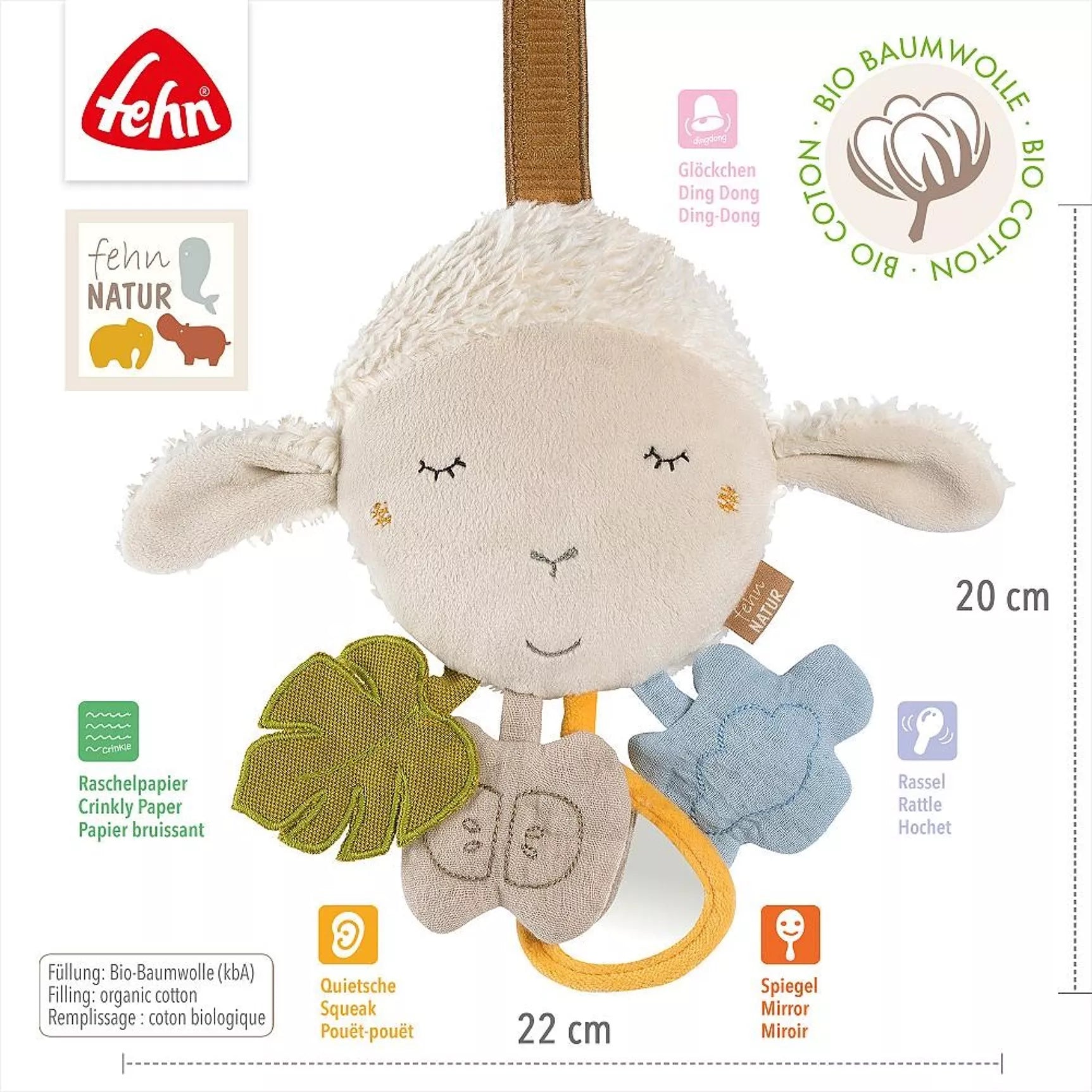 Fehn Activity Toy Schaf
