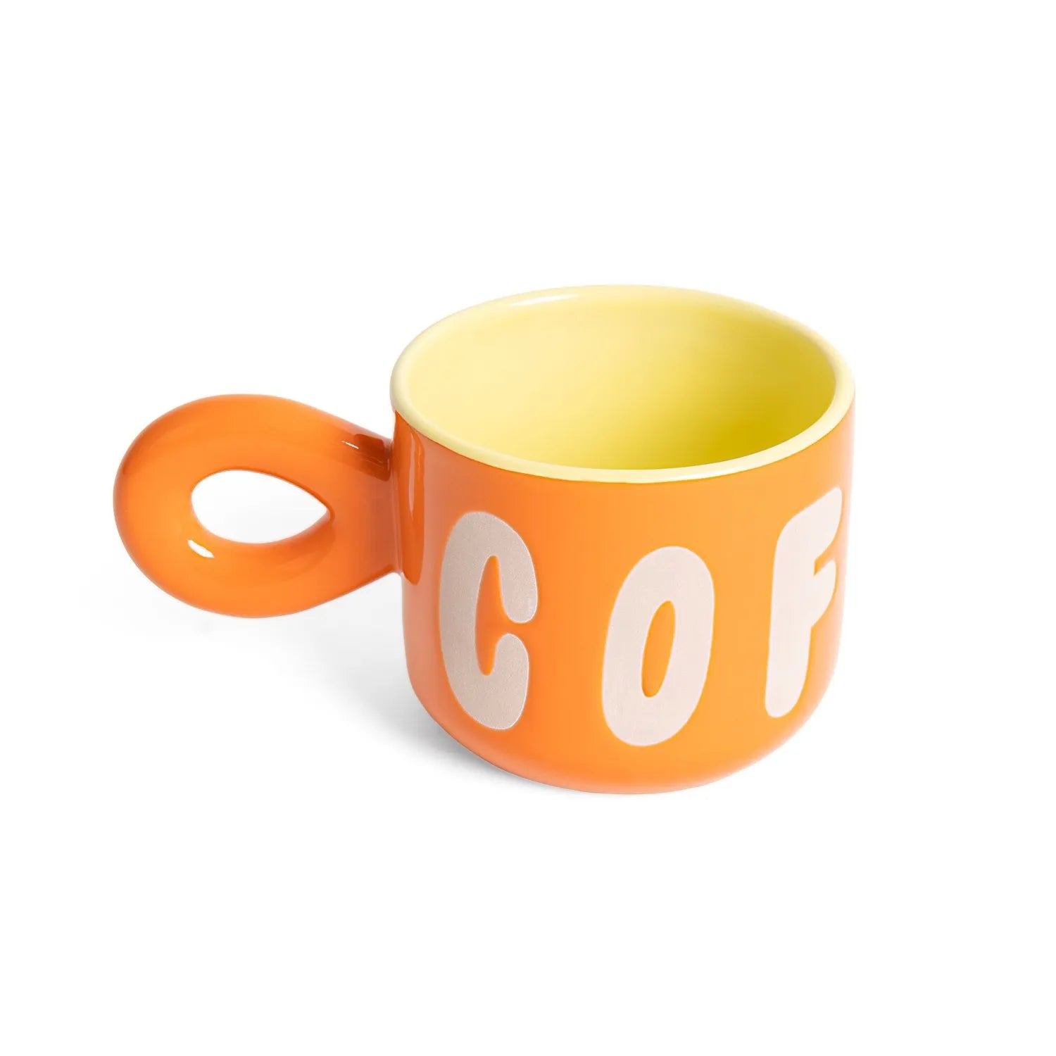 Helio Feretti Tasse Coffee orange-gelb