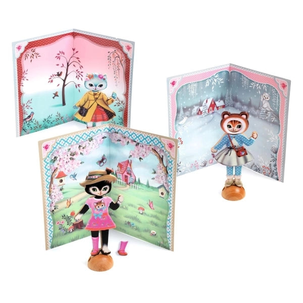 Djeco Basteln 3-6 Kleiner Kleiderschrank