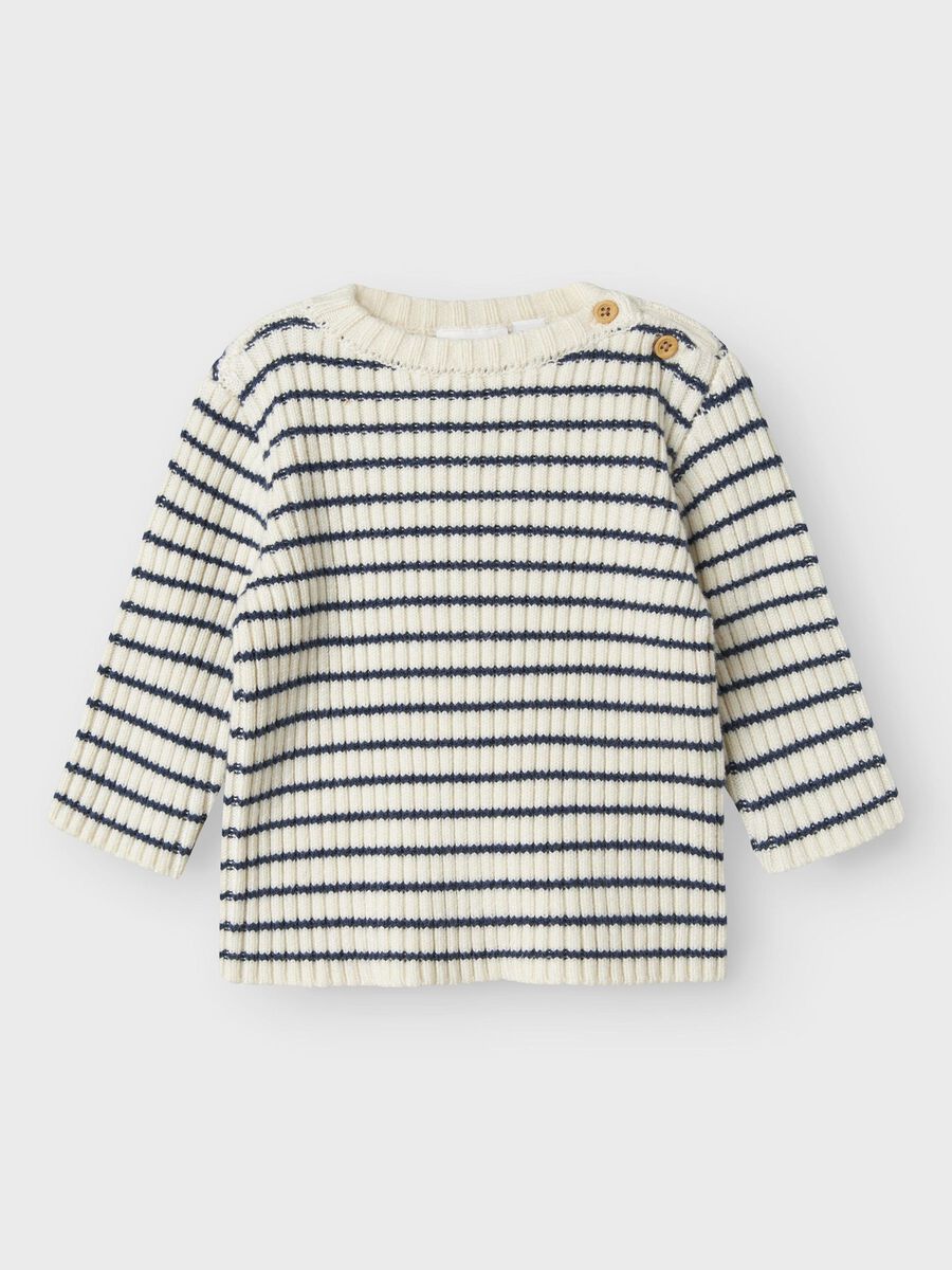 name it Strickpullover gestreift blau/weiß (nbmostripe)