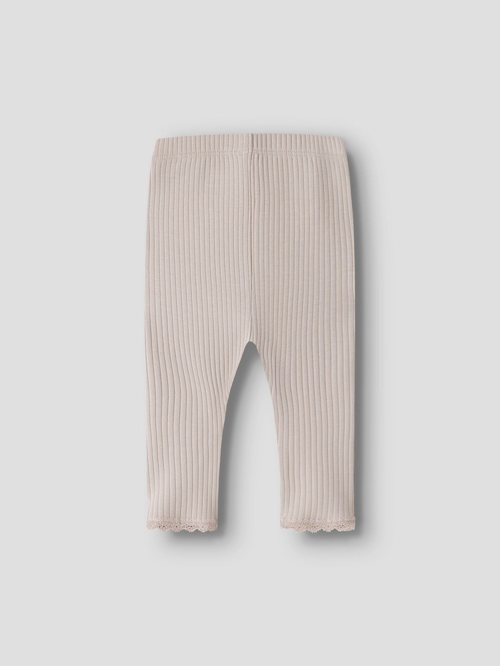 name it Baby Leggings (nbfhallie) Chateau Gray