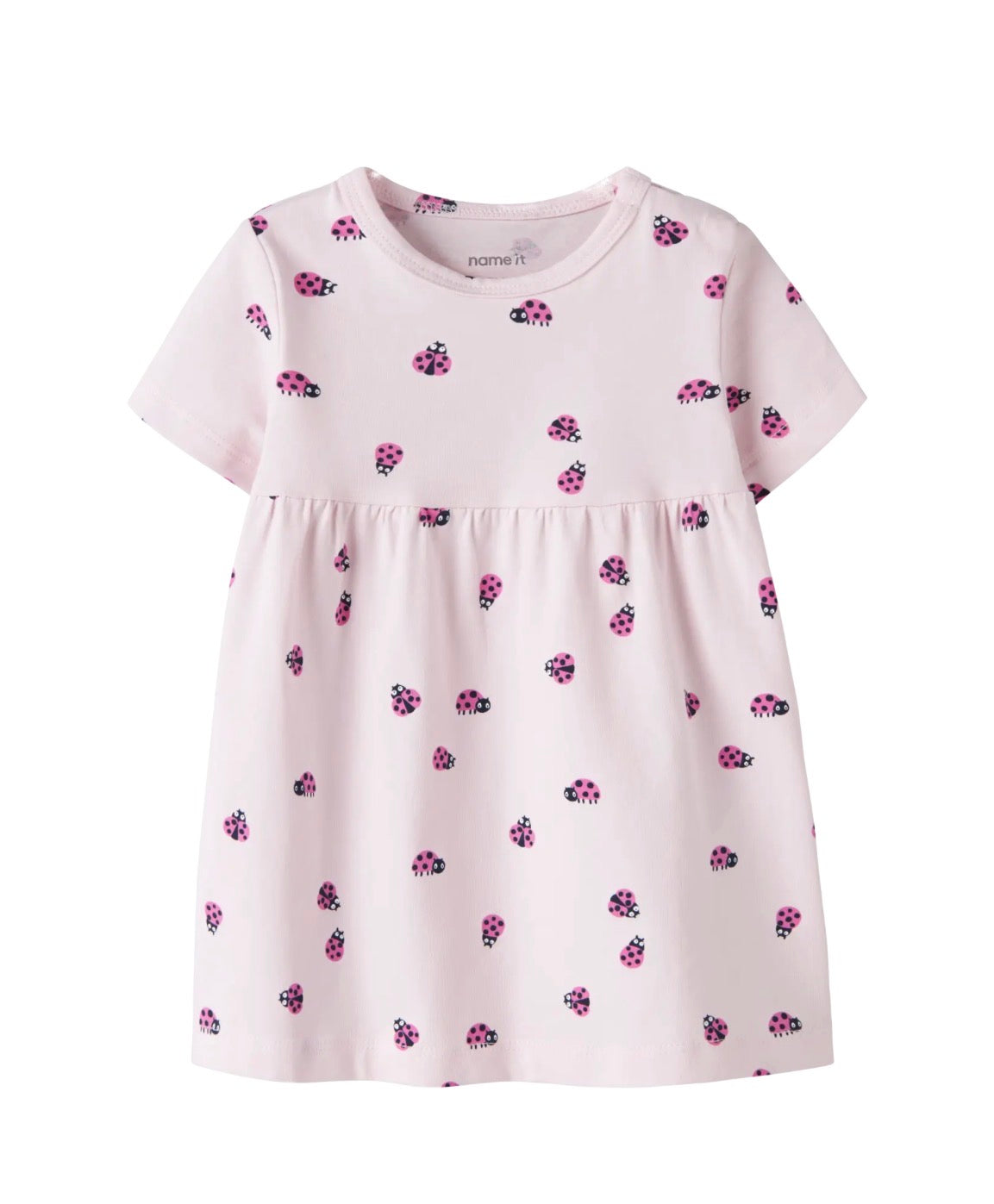 name it Kurzarmkleid Rosa mit Marienkäfern ( nbfvandora)