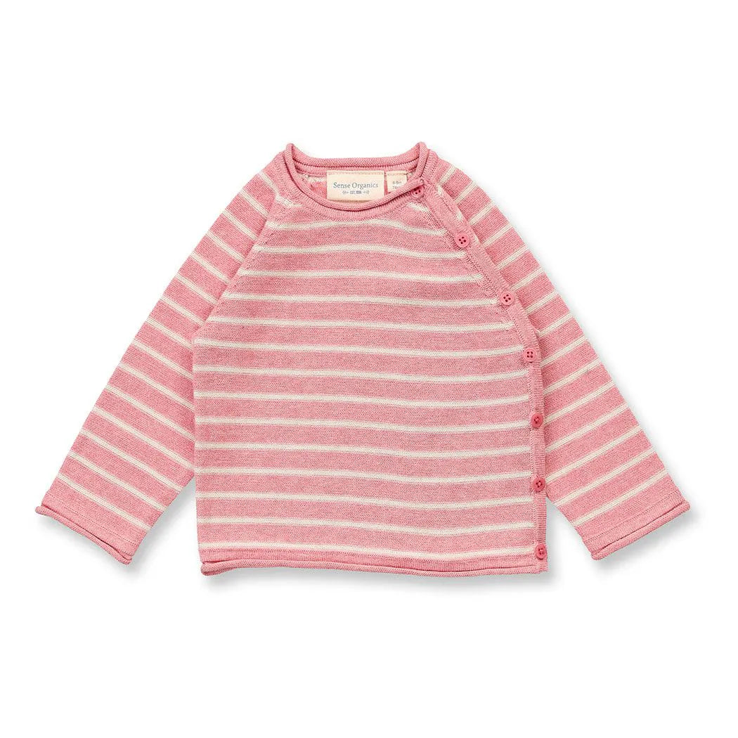 Sense Organics Wickel-Strickjacke PICASSO rosa/beige