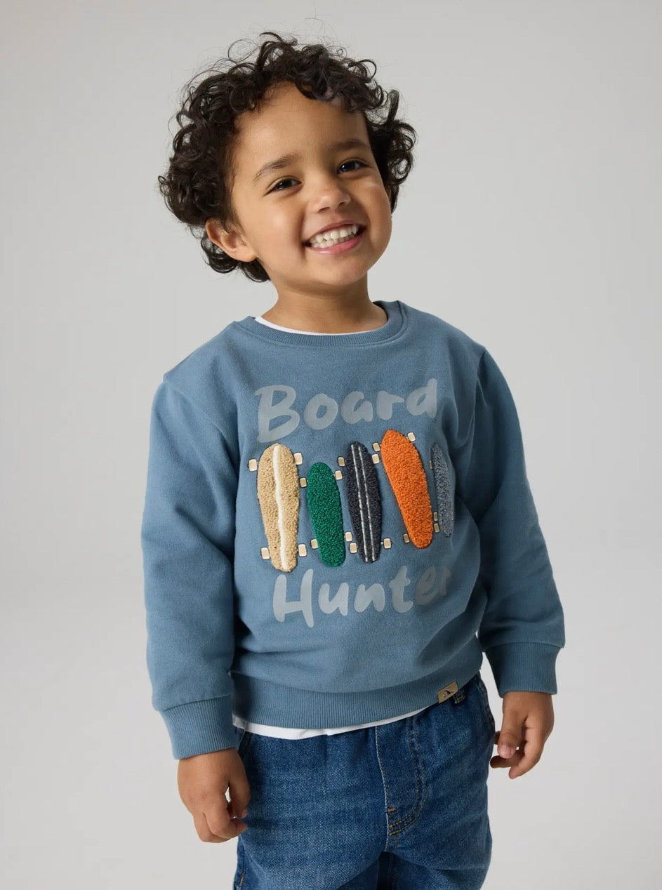 name it Sweatshirt Skateboards (nmmniel) blau