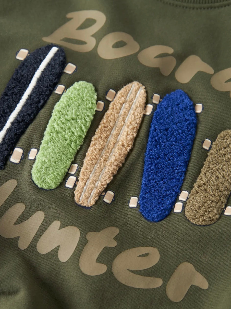 name it Sweatshirt Skateboards (nmmniel) grün