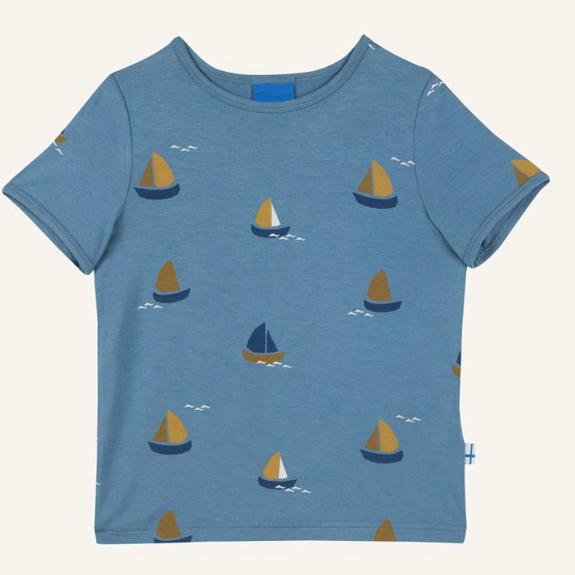 Finkid T-Shirt Ilta Sun bluestone