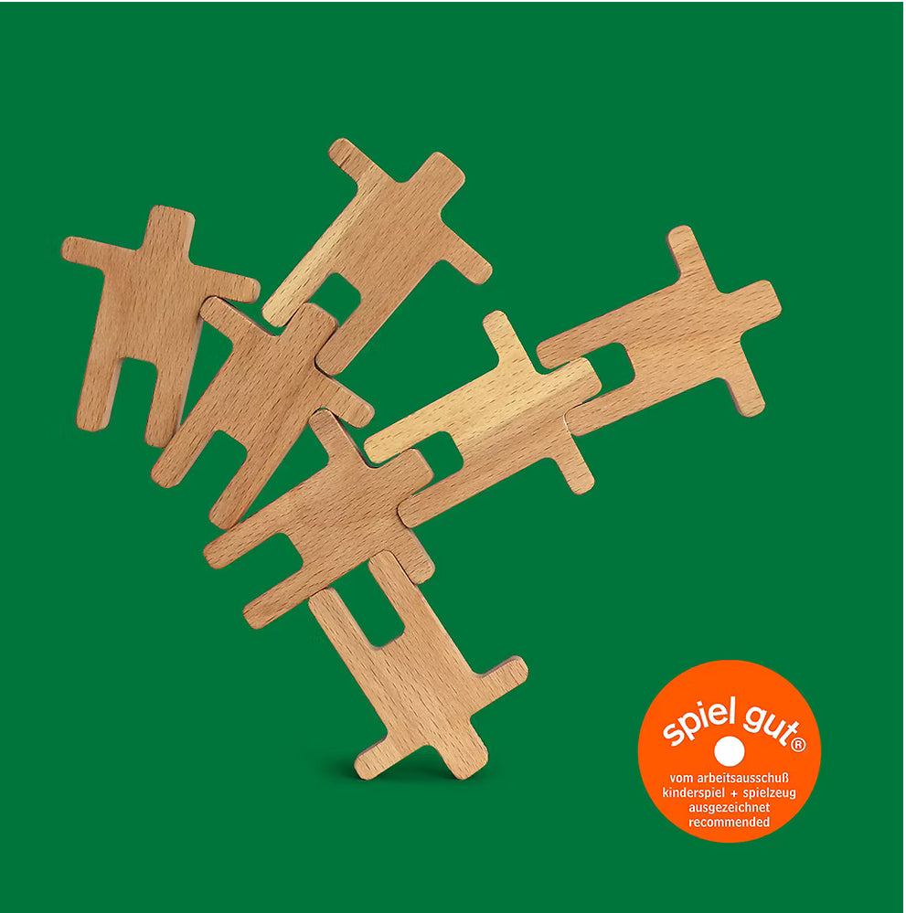 Neue Freunde STAPLA 12 Spielfiguren Holz