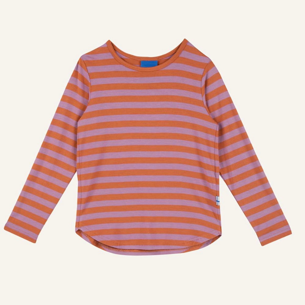 Finkid Langarmshirt Merisilli rust/ valerian