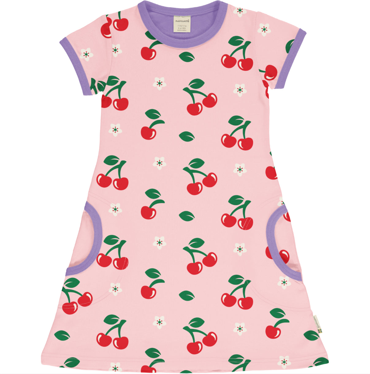 maxomorra Kurzarmkleid Cherry