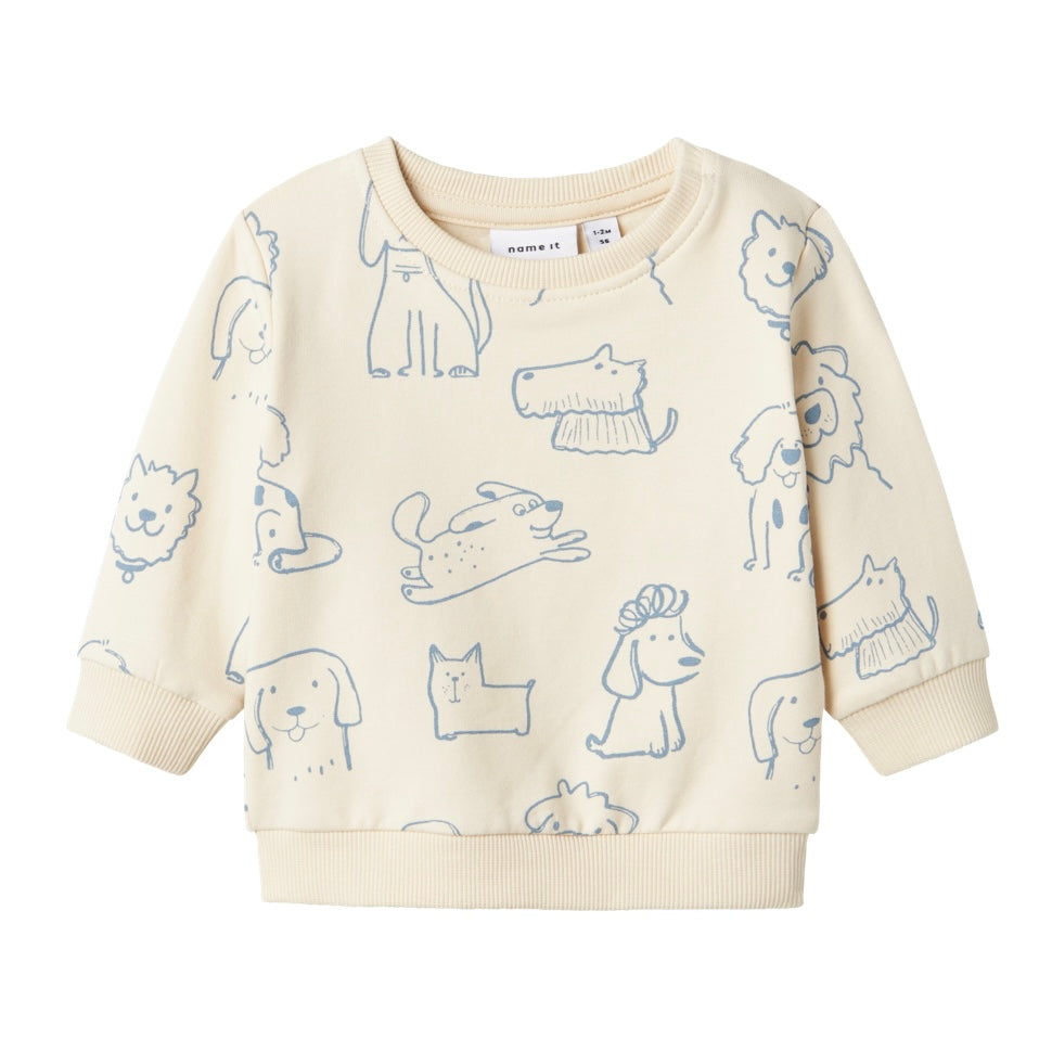 name it Sweatshirt mit Hundedruck (nbmbindo)