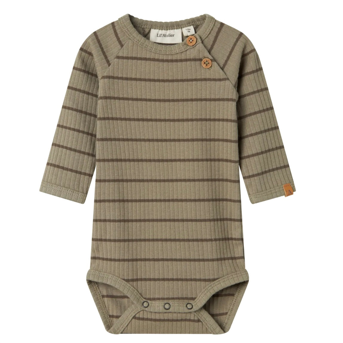 Lil‘Atelier Langarmbody gestreift Overland Trek (nbmkail)