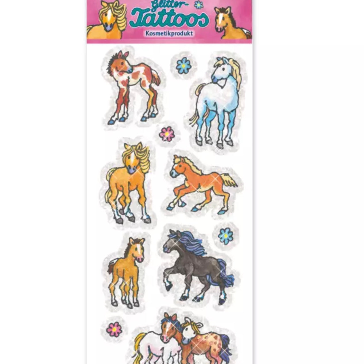 Lutz Mauder Glitter Tattoos Pferde