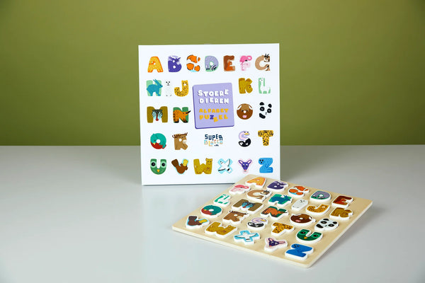 SuperBlocco Taffe Tiere Buchstaben Puzzle