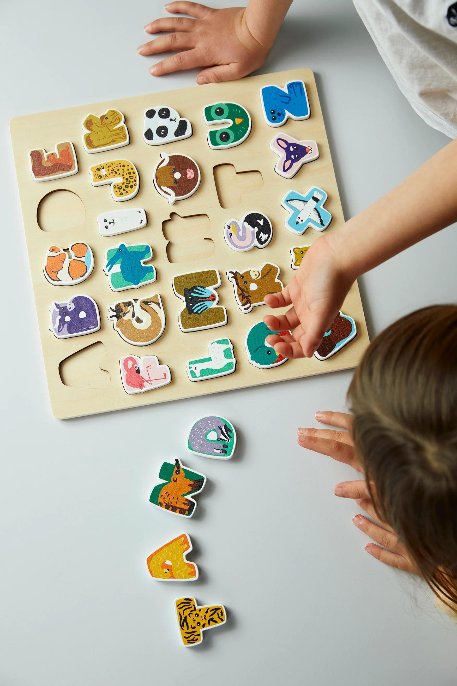 SuperBlocco Taffe Tiere Buchstaben Puzzle