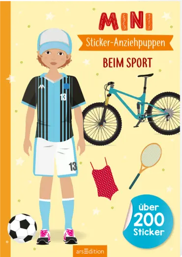 arsEdition Mini Sticker- Anziehpuppen Beim Sport