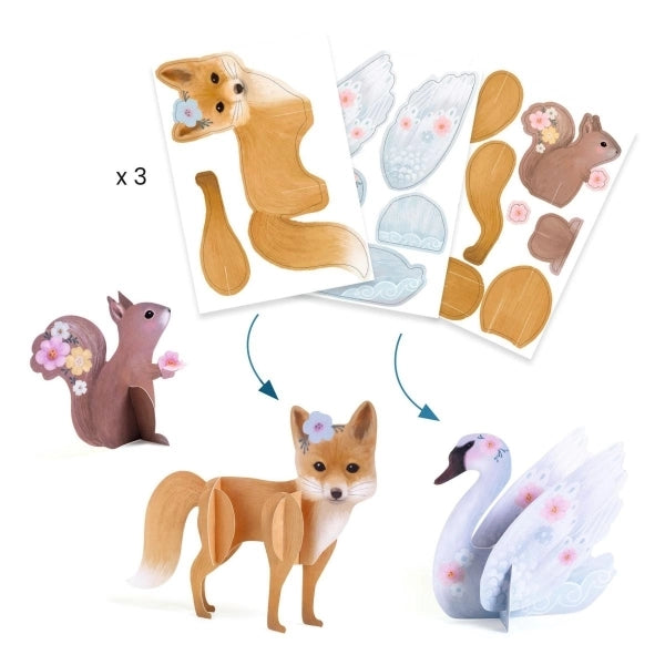 Djeco Multi Activity Kit Waldtiere