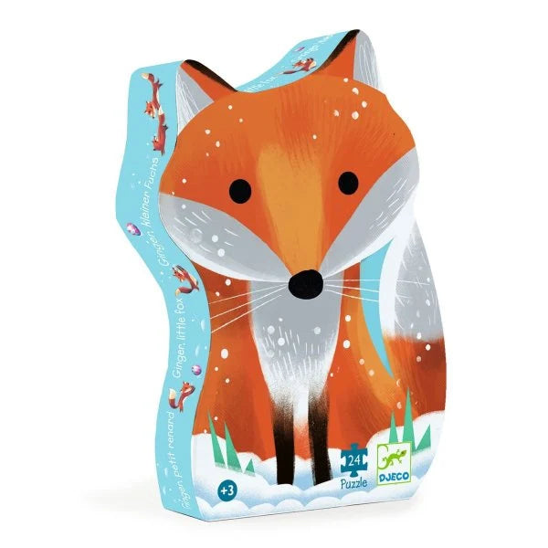 Djeco Formen Puzzle Fuchs Ginger, 24 Teile