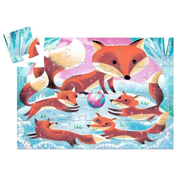 Djeco Formen Puzzle Fuchs Ginger, 24 Teile