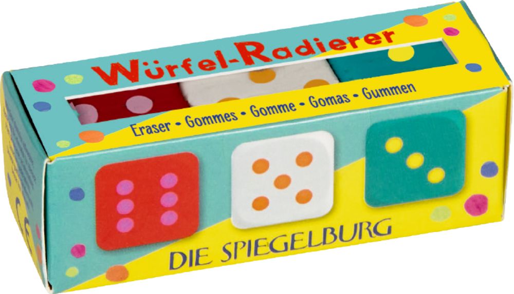 Die Spiegelburg Würfel-Radierer