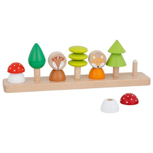 goki Farben-und Formensortierspiel Kleine Waldfreunde