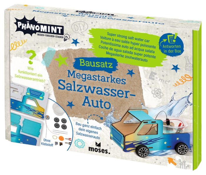 moses Phänomint Bausatz Salzwasserauto