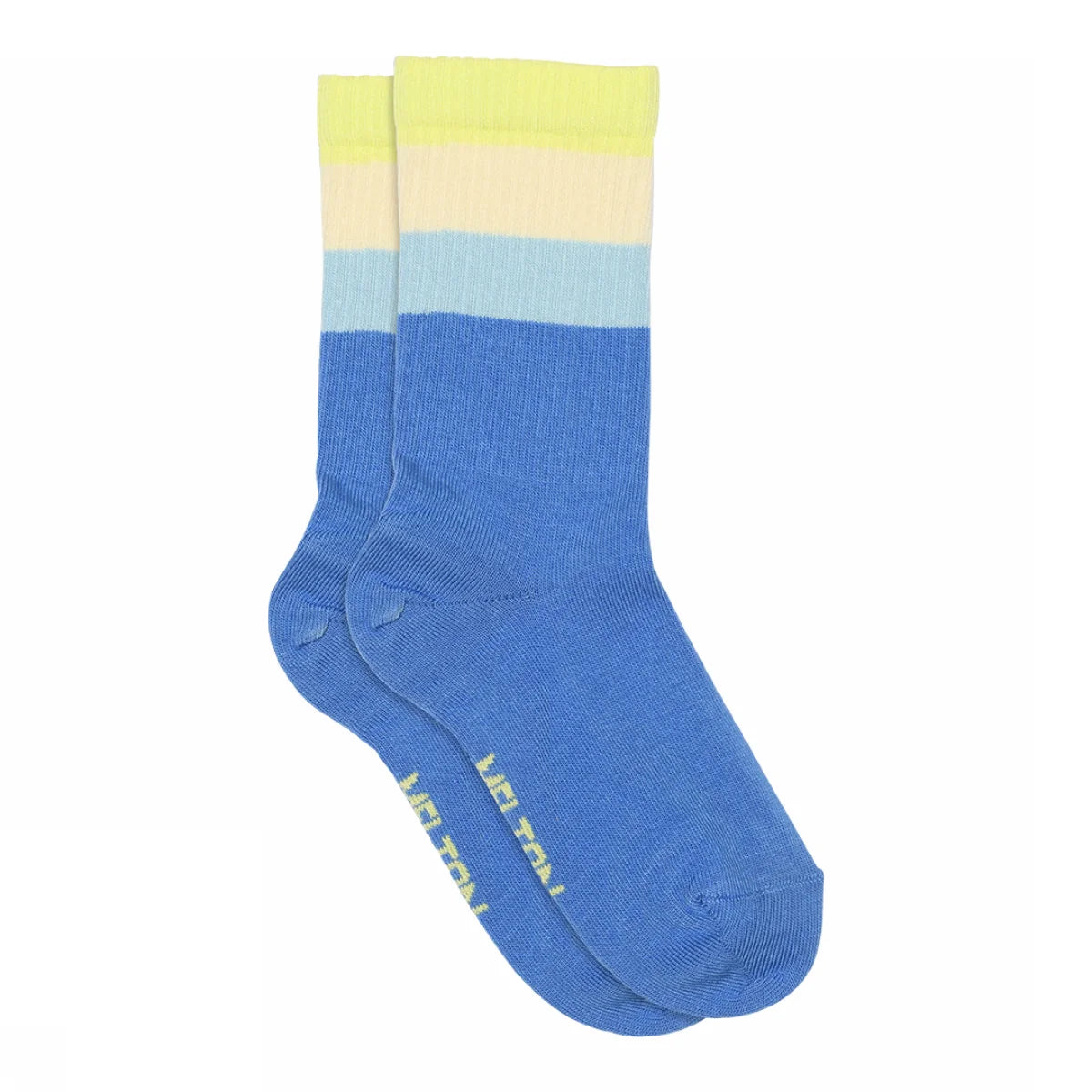Melton Wide Stripe Socks Super Sonic Blue