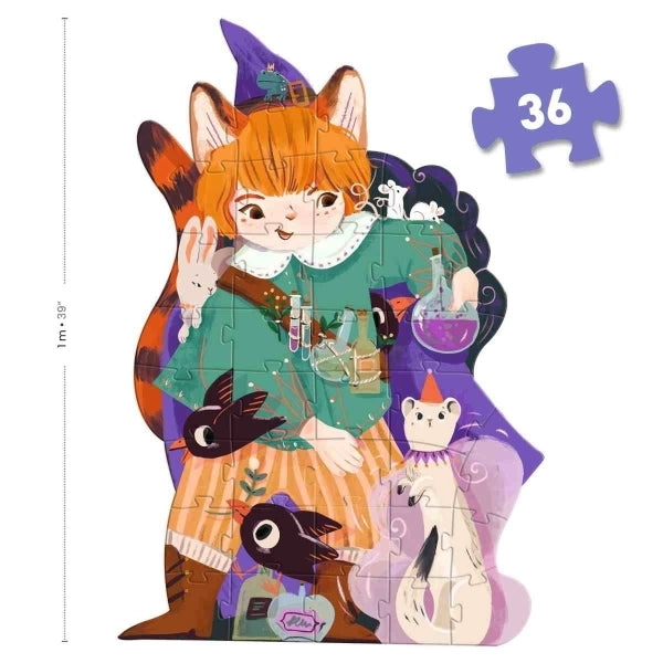 Djeco Bodenpuzzle Pio der Magier