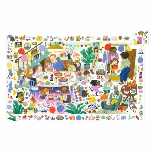 Djeco Wimmelpuzzle Geburtstag